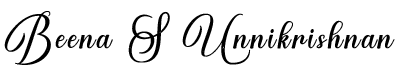 Beena S Unnikrishnan Footer Logo