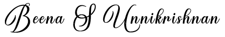 Beena S Unnikrishnan Logo dark