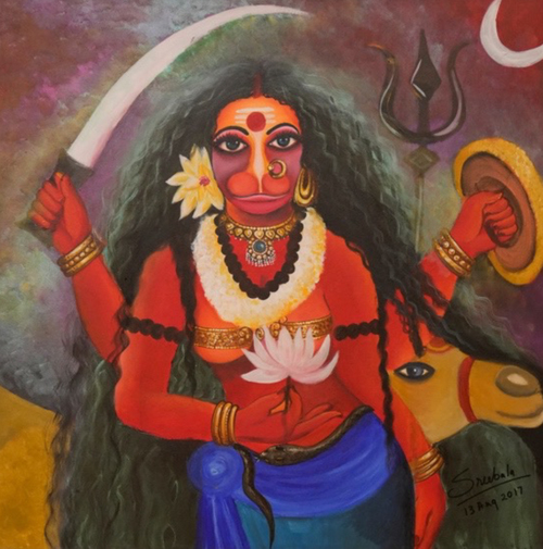 Yogini Vanaramukhi (Anjana)